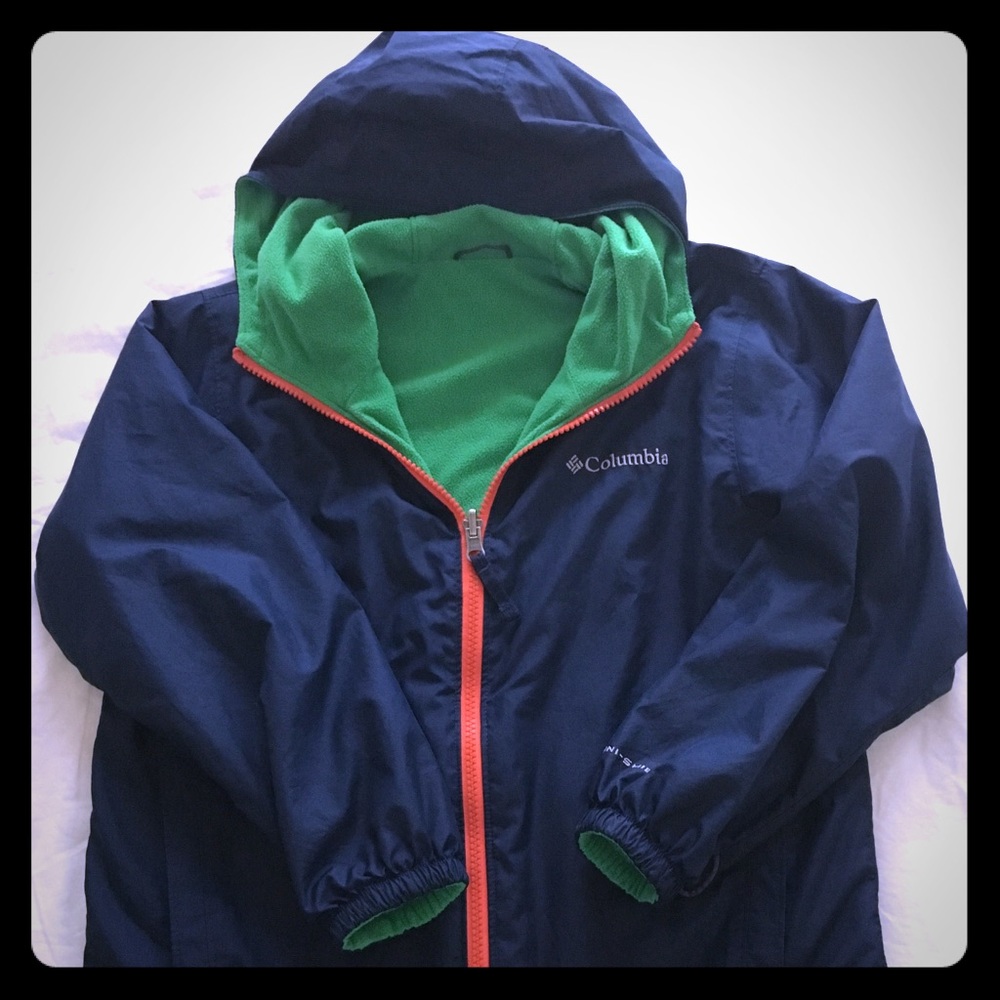 Columbia Rain Jacket Reversible